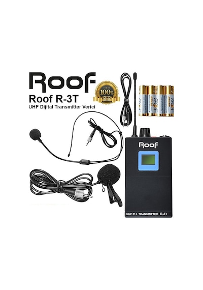 Roof R-3t Uhf 32 Kanal Verici Mikrofon Transmitter