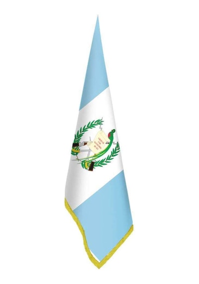 Guatemala Bayrağı - Ofis-makam-toplantı Odaları - Saçaklı Makam Bayrağı 1