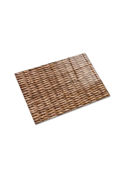 Decorita 10001503113 Hasır Görünümlü Cam Kesme Tahtası, 30cm X 40cm Diğer