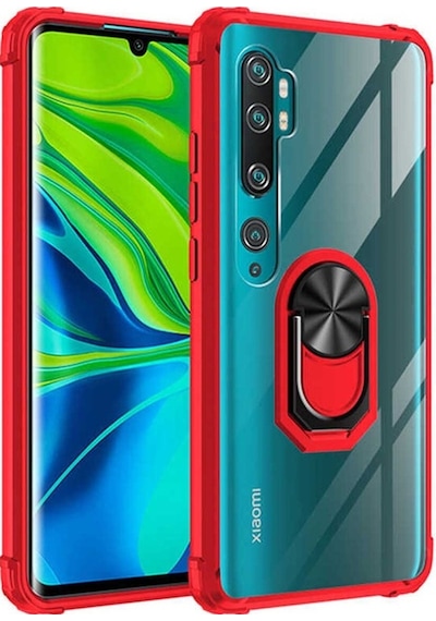 Xiaomi Mi Note 10 Lite Kılıf Zore Mola Kapak Kırmızı