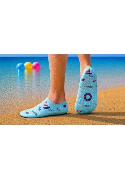 Gripptoes Kaymaz Damla Tabanlı Deniz&havuz Çorabı S1 Çok Renkli