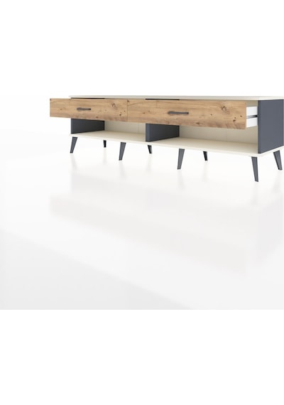 Hyperion Tv Ünitesi 2 Çekmeceli 176x44x51 Antrasit-aytaşı/çam Aytası/atlas Çam Hyperion Tv Ünitesi 2 Çekmeceli 176x44x51 Antrasit-aytaşı/çam Aytası/atlas Çam