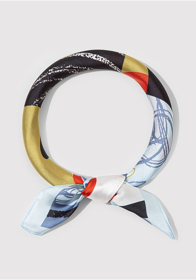 Mavi - Baskılı Bandana 1913769-22189 Mavi