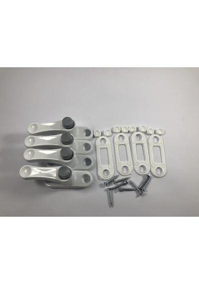 Metal Emniyet Kilidi Pimapen Kilidi Güvenlik Düğmeli Metal Kilit 4 Adet