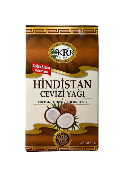 Hindistan Cevizi Yağı Soğuk Sıkma 250 G