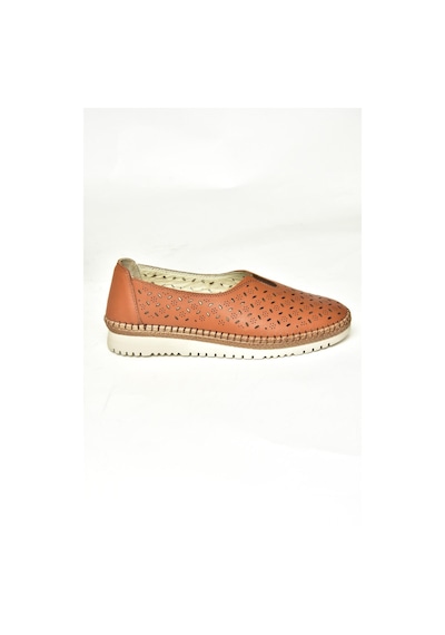 Fox Shoes U555300203 Taba Hakiki Deri Comfort Ortopedik Taban Kadın Ayakkabı Taba-hakiki Deri Taba