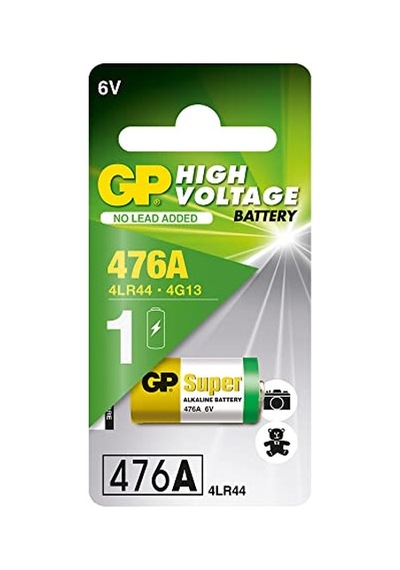 Batteries Gp476a Süper Alkalin 476a/px28a/a544/4lr44 Boy Pil, 6 Volt, Tekli Kart