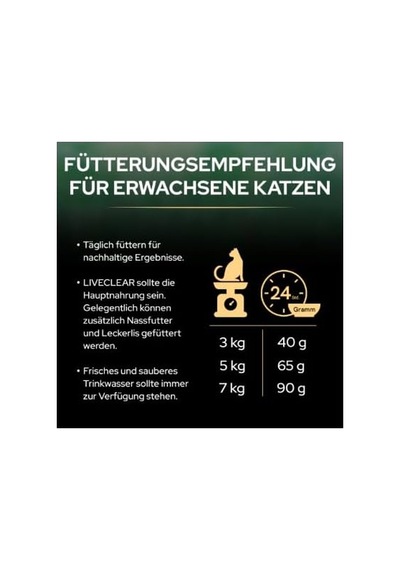 Liveclear Somonlu Kısırlaştırılmış Kedi Maması 1.4 Kg
