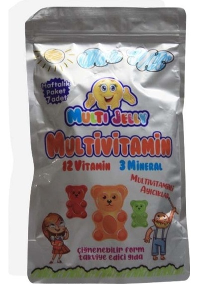 Multi Jelly Multivitamin 7'li Paket Çiğnenebilir Form