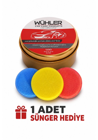 Seramik Katkılı Brillant Wax + Hediye Cila Süngeri