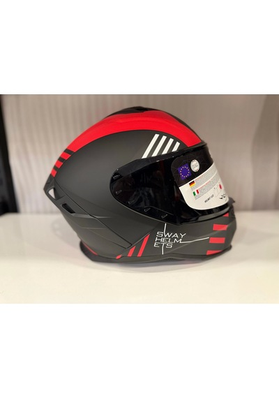 Sway Sw 867 Blade Full Face Kapalı Kask Kırmızı - Siyah