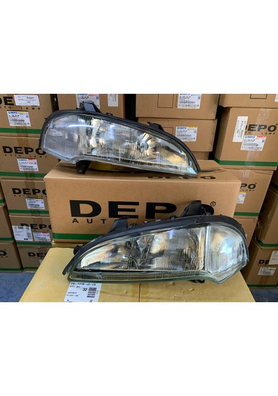 Opel Tigra A 1995-2001 Arası Depo Marka Sağ Ve Sol Far Takım 1216523 / 1216524