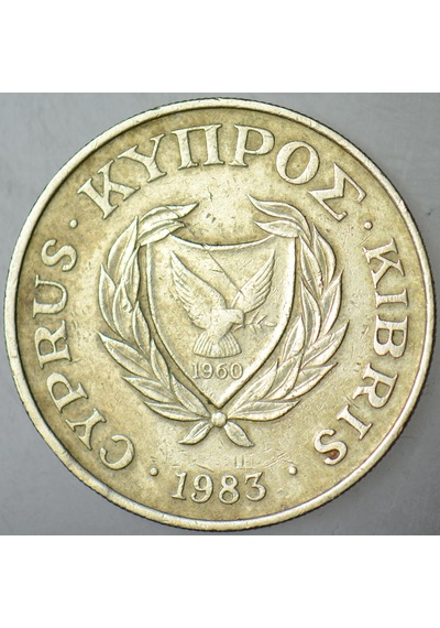 Kıbrıs 10 Cent 1983.