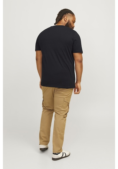 Jack & Jones Erkek T Shirt 12243630 Siyah Siyah