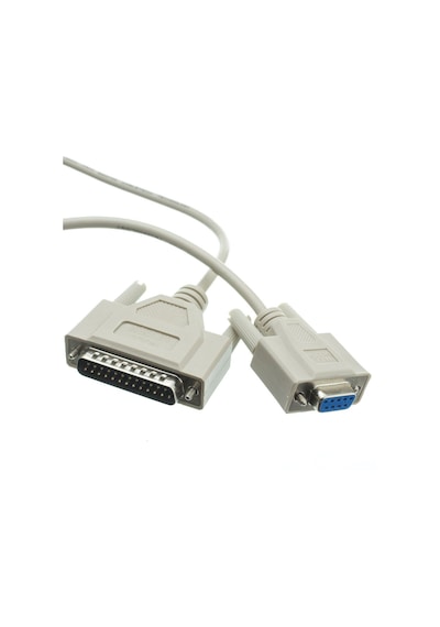 Db9 Dişi/db25 Erkek Null Modem Rs232 Seri Kablosu 1.5m