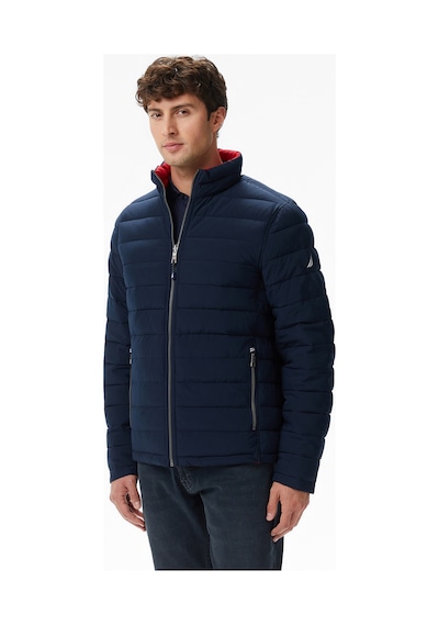 Nautica Erkek Bej Regular Fit Çift Taraflı Mont Desenli V622744 Bej