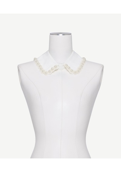 Yargıcı İnci Detaylı Yaka 26kkyk1005x 002 Beyaz
