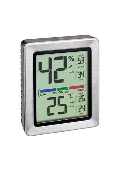 Tfa Dostmann Exacto Termo/higrometre Gümüş 30.5047.54.k