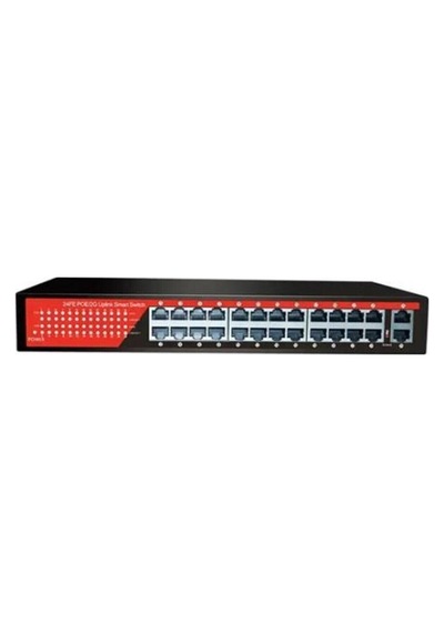 Ezcool 24port Ez-24psf Gıgabıt 2-sfp 320w Poe Yönetilemez Swıtch