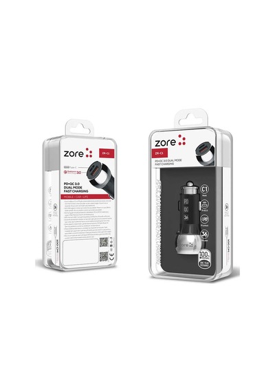Zore Zr-C1 Lightning 2 in 1 Araç Şarj Seti