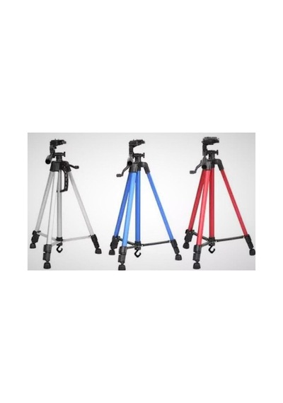 3366 Alüminyum Tripod 55ınç Profesyonel Kamera Tripod 140 Cm Telefon Tutucu Tripot, Gri Diğer