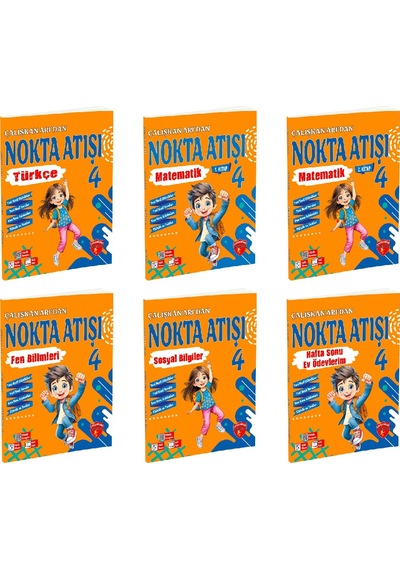 Çalışkan Arı 2026 4. Sınıf Nokta Atışı Seti 6 Kitap
