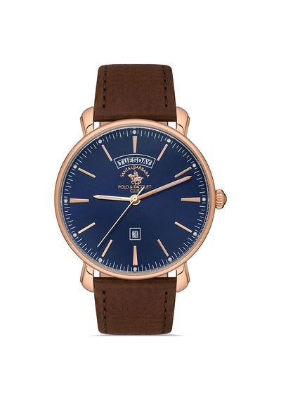 Sb.1.10317.4 Santa Barbara Polo & Racquet Club Kol Saati 42 Mm / Kahverengi Gri