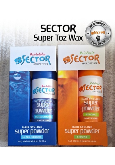 Sector Super Toz Wax Parlak Saçlar Yeni Ürün Sert Turuncu