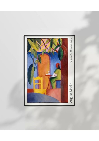 Çerçevesiz Poster August Macke Türk Kafesi
