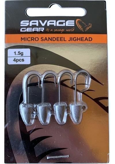 Savage Gear Lrf Micro Sandeel Jighead Zoka 4'lü Paket - 1.5gr