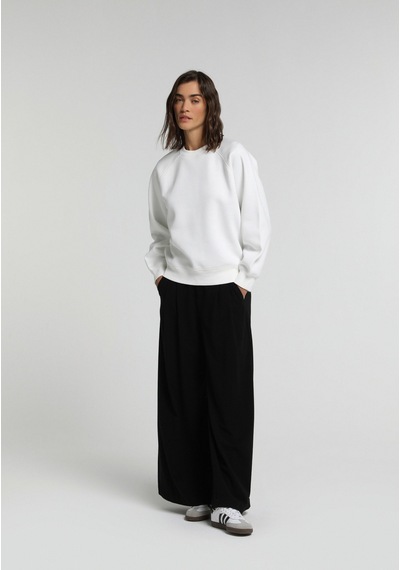 Colin's Colins Regular Fit Yuvarlak Yaka Düz Kadın Beyaz Sweatshirt Cl1081497 Q1.v2 Ofw