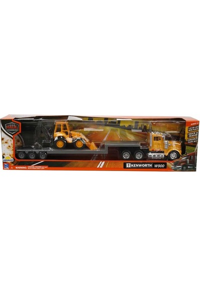 1:43 Long Haul Kenworth Taşıyıcı Tır Ve Dozer