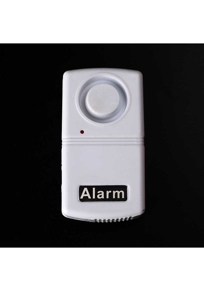 Mini Hırsızlık Önleme Güvenlik Sistemi 120db Titreşim Alarmı Kapı Penceresi İçin Beyaz