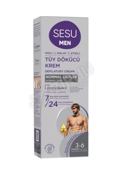 5 Adet Sesu For Men Tüy Dökücü Krem 200 Ml