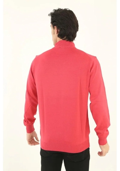 Efnaz Style Erkek Yarım Boğaz Triko Kazak Yumuşak Dokulu Pamuklu Ince Dokuma, Uzun Kollu Rahat Regular Kalıp - Pembe Efnaz Style Erkek Yarım Boğaz Triko Kazak Yumuşak Dokulu Pamuklu Ince Dokuma, Uzun Kollu Rahat Regular Kalıp - Pembe