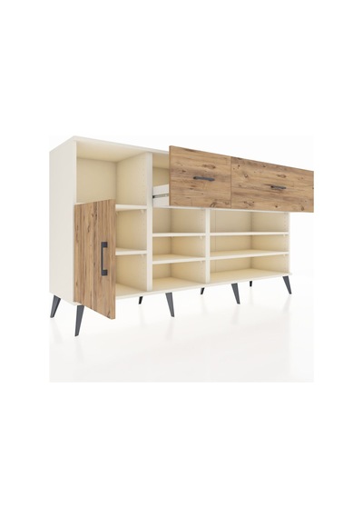 Hyperion Konsol 6 Raflı 2 Çekmeceli Tek Kapaklı 176x44x99 Aytaşı-çam Aytası/atlas Çam - Aytası Hyperion Konsol 6 Raflı 2 Çekmeceli Tek Kapaklı 176x44x99 Aytaşı-çam Aytası/atlas Çam - Aytası