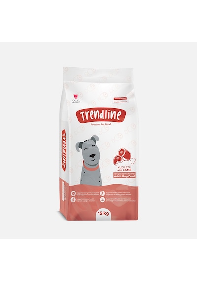 Trendline Dog Kuzu Etli Yetişkin Köpek Maması 15 Kg