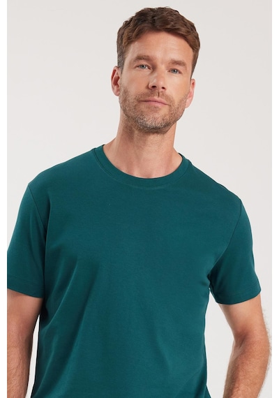 Tudors Unisex Relax Fit Rahat Kesim %100 Pamuk Yumuşak Dokulu Hafif Kalın Yeşil Bisiklet Yaka Tişört-34940 Yeşil Tudors Unisex Relax Fit Rahat Kesim %100 Pamuk Yumuşak Dokulu Hafif Kalın Yeşil Bisiklet Yaka Tişört-34940 Yeşil
