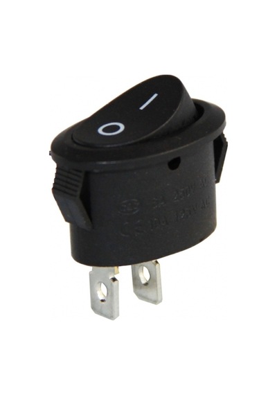 Switch - "134C" - Oval On/Off Anahtar - Işıksız - 2 Pin