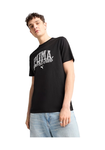 Puma Class Erkek Siyah Günlük Stil T-shirt 68464301 1639508 SIYAH