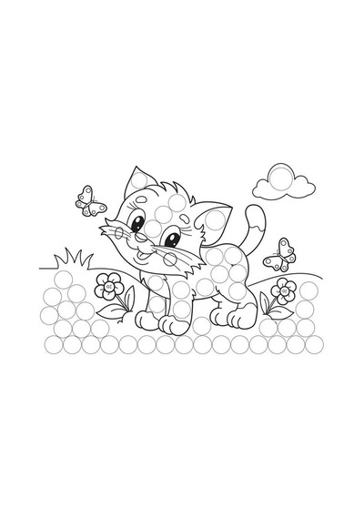 Lino Dot Markers Aktivite Kitabı - Hayvanlar