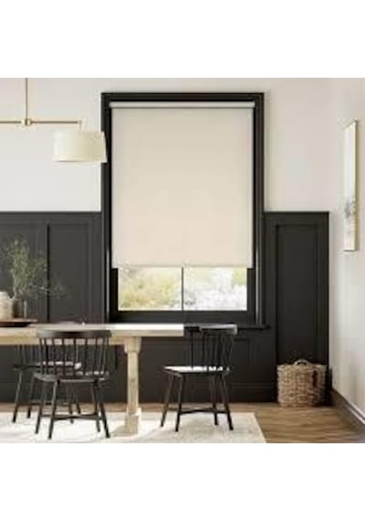 Krem Blackout Karartma Stor Perde Krem