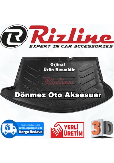 Ford Fiesta 3D Bagaj Havuzu Paspası 2010 Sonrası Rizline N11.14267
