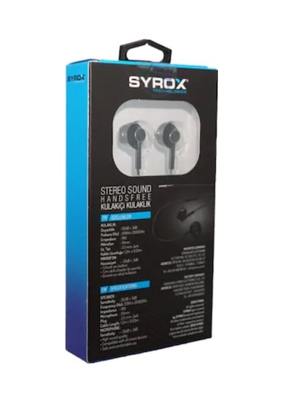 Syrox K16 Ekstra Bas Stereo Kulak İçi Kulaklık