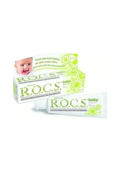 Rocs Baby Papatya Özlü Diş Macunu 0-3 Yaş 35 ML Rocs Baby Papatya Özlü Diş Macunu 0-3 Yaş 35 ML