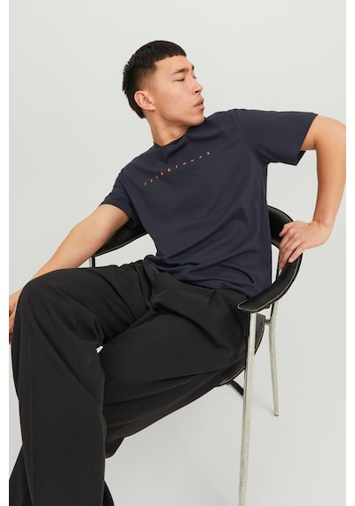 Jack & Jones JJESTAR JJ TEE Erkek  Lacivert Tişört