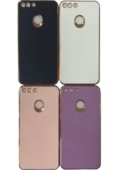 Huawei P Smart 2018 Parlak Kenarlı Laser Silikon Kılıf
