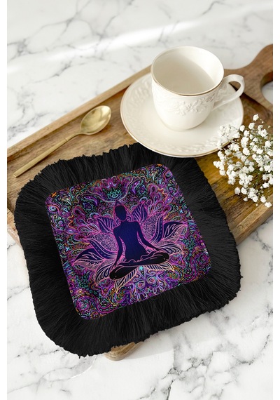 Renkli Mandala Lotus Saçaklı Sunum Peçetesi-meditasyon Ruhani Bohem Mor Siyah Bardak Altlığı Mendil Sisli Mint Yeşili Renkli Mandala Lotus Saçaklı Sunum Peçetesi-meditasyon Ruhani Bohem Mor Siyah Bardak Altlığı Mendil Sisli Mint Yeşili