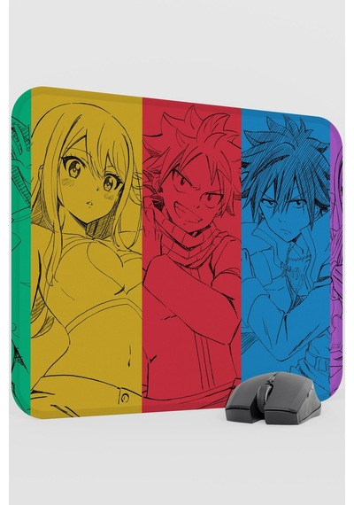 Fairy Tail Anime V5 - 48x40 Xl Gaming Kauçuk Kaymaz Taban Mouse Pad Fare Altlığı