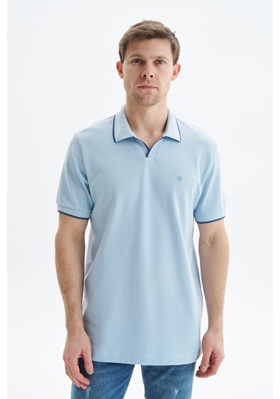 AR-MA Arma Erkek Regular Fit Basic % 100 Pamuk Pike Polo Yaka Tişört Y29374353802 Mavi